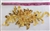 APL-BED-115-YELLOW. Beaded Applique with Rhinestone and Sequin on Net. - Yellow- 16" x 7"