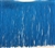FRI-RAY-106STR-BLUE.  6 Inch Stretch Rayon Fringe - Blue