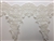 LNS-BBE-214-WHITE. BRIDAL EMBROIDERED LACE - 9 " WIDE