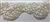 LNS-BBE-215-OFFWHITE-GOLD. BRIDAL EMBROIDERED LACE WITH GOLD BORDERS- 2.5 " WIDE