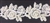 LNS-BBE-246-OFFWHITE.  White Bridal Lace with Off-White Pearls - Sold By the Yard - 2 Inch Wide