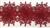 LNS-BBE-252-BURGUNDY. Burgundy Bridal Lace with Multi-Layer Raised Flowers - 5 Inch Wide