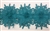LNS-BBE-252-TEAL. Teal Bridal Lace with Multi-Layer Raised Flowers - 5 Inch Wide