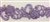 â€‹LNS-BBE-310-METALLICLILAC. Embroidered Beaded Lace with Sequins For Bridal Dresses and Dance Costumes - 2" - Lilac With Metallic Borders â€‹