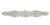RHS-APL-903-SILVER.   Hot Fix / Sew-On Clear Crystal Rhinestone Applique - Silver Beads - 12 x 2 Inches