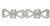 RHS-TRM-1518-SILVER.  CRYSTAL RHINESTONE TRIM - 2 INCHES WIDE - REPEAT LENGTH 5 INCHES