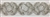 RHS-TRM-1541-SILVER.  CRYSTAL RHINESTONE TRIM - 2 INCHES WIDE - REPEAT LENGTH 3 INCHES
