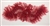 APL-BED-116-RED. Beaded Applique with Pearls on Net. - Red- 15.5" x 6.5" - Each $6