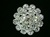 BRO-RHS-182.  Crystal Rhinestone Brooch