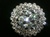 BRO-RHS-188.  Crystal Rhinestone Brooch