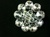 BRO-RHS-194.  Crystal Rhinestone Brooch