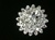 BRO-RHS-196.  Crystal Rhinestone Brooch