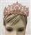 CWN-107-BRONZE-CRYSTAL. WHOLESALE CROWN, CLEAR CRYSTALS ON BRONZE METAL