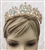 CWN-108-GOLD-AB. WHOLESALE CROWN, AB CRYSTALS ON GOLD METAL