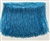 FRI-BED-107-BLUE. Beaded Fringe - Blue Color - 6" Wide - On Blue Tape - 1 yard