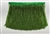 FRI-BED-107-GREEN. Beaded Fringe - Green Color - 6" Wide - On Green Tape - 1 yard