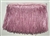 FRI-BED-107-PINK. Beaded Fringe - Pink Color - 6" Wide - On Pink Tape - 1 yard