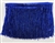 FRI-BED-107-ROYALBLUE. Beaded Fringe - Royal Blue Fringe - 6" Wide - On Royal Blue Tape - 1 yard