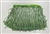 FRI-BED-109-APPLEGREEN. Beaded Fringe - Apple GreenColor - 6" Wide - On Green Tape - 1 yard