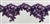 LNS-BBE-104-PLUM.  Bridal Lace with Beads - Plum - 3" Wide