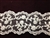 LNS-BBE-196-WHITE.  BRIDAL BEADED TRIM - WHITE - 3.0" WIDE