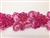 LNS-BBE-200-FUCHSIA. EMBROIDERED BRIDAL BEADED LACE WITH PEARLS - 1.5" - FUCHSIA