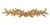 RHS-APL-733-GOLD.  CRYSTAL RHINESTONE APPLIQUE - 15" X 3"