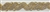 RHS-TRM-1272-GOLD.  CRYSTAL RHINESTONE TRIM - 2 INCHES WIDE