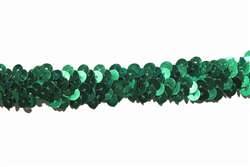 lst-sqn-102-2lines-green.  Stretch Sequin Lace