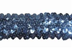 lst-sqn-104-4lines-babyblue.  Stretch Sequin Lace