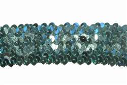 lst-sqn-104-4lines-blue.  Stretch Sequin Lace